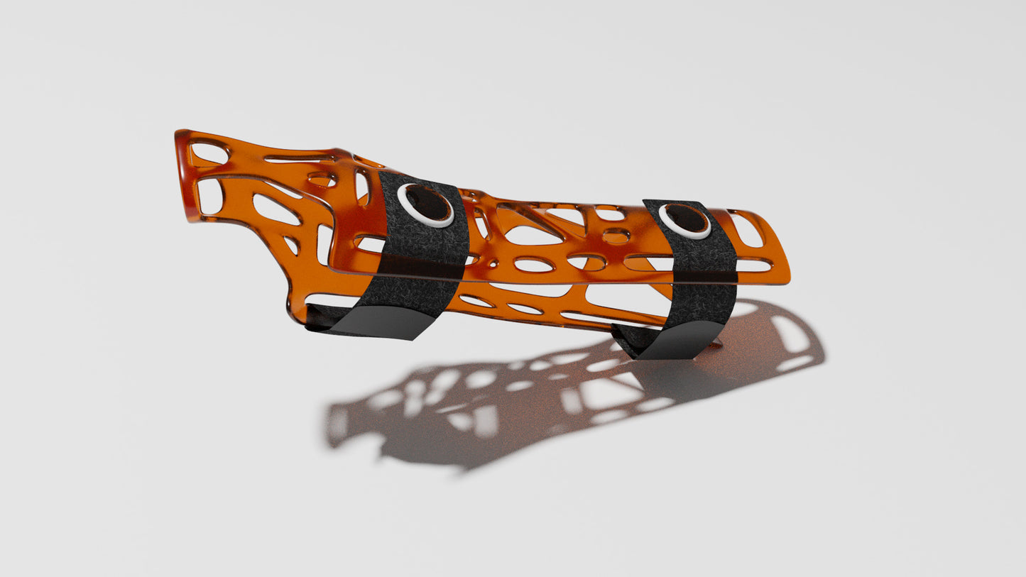 XKAST_Forearm with Velcro with phalanges (Right)